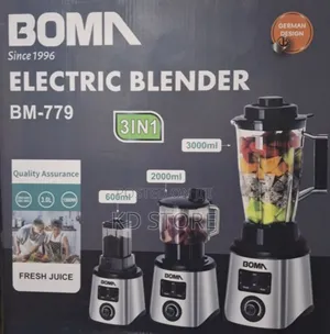 Boma 3 in 1electrc Blender
ኦሪጅናል ጁሰር/መፍጪያ