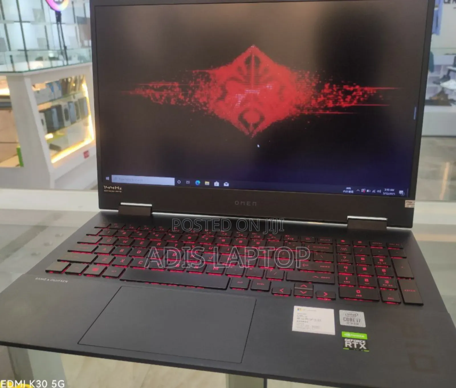New Laptop HP Omen 15 16GB Intel Core I7 SSD 512GB