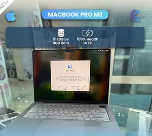 New Laptop Apple MacBook Pro 2023 M3 14-Inch 8GB Apple M3 SSD 512GB
