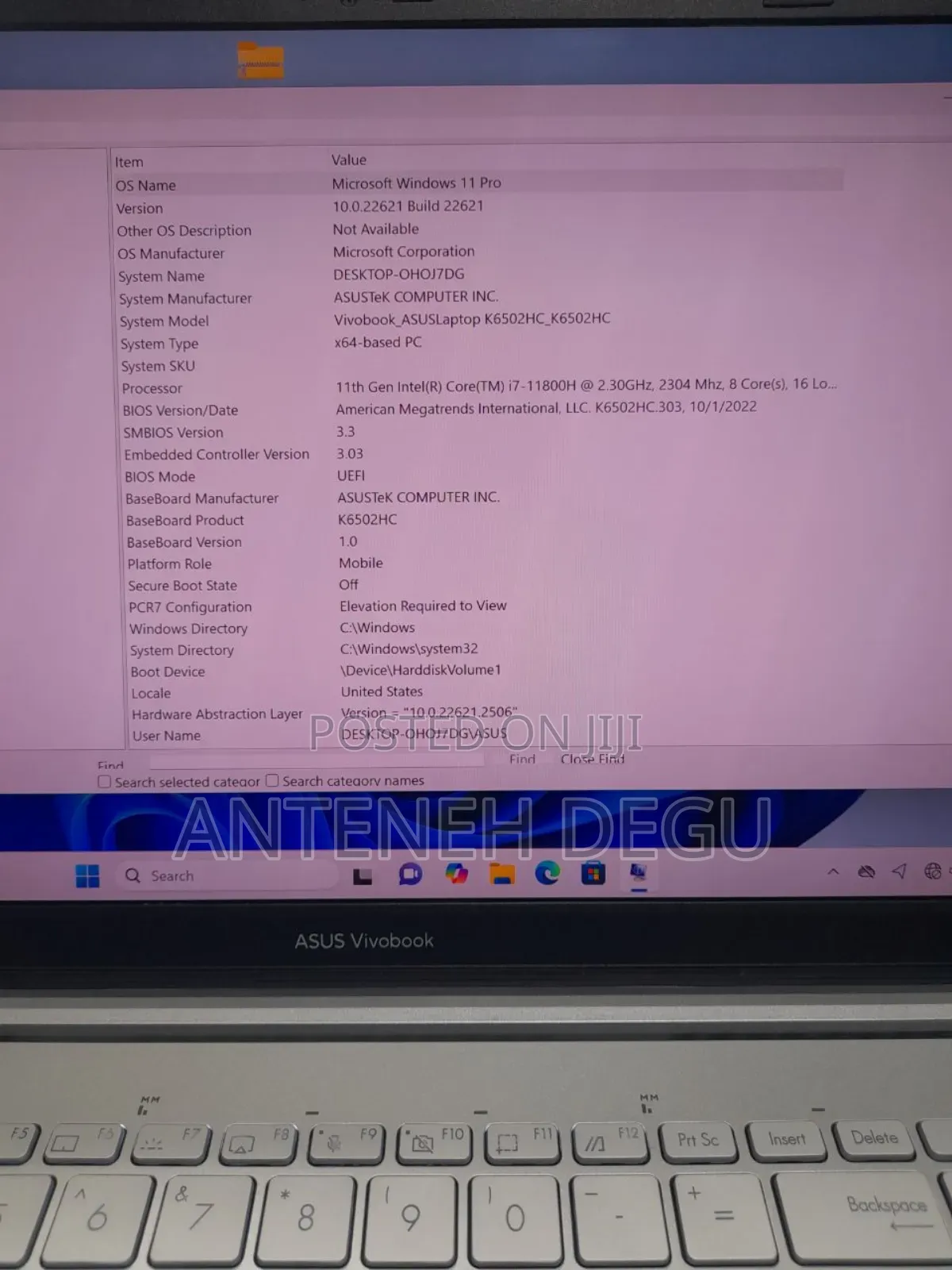 New Laptop Asus VivoBook 15 X505BA 16GB Intel Core I7 SSD 512GB