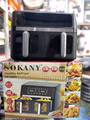 Photo - Sokany Double Air Fryer Large Capacity 
Air Fryer (0 Oil )