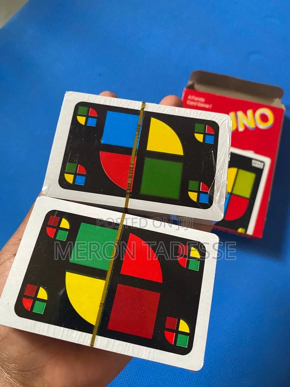 Uno Card Game 2 Deck in 1 Pair (2 Pieces) 2200 Birr