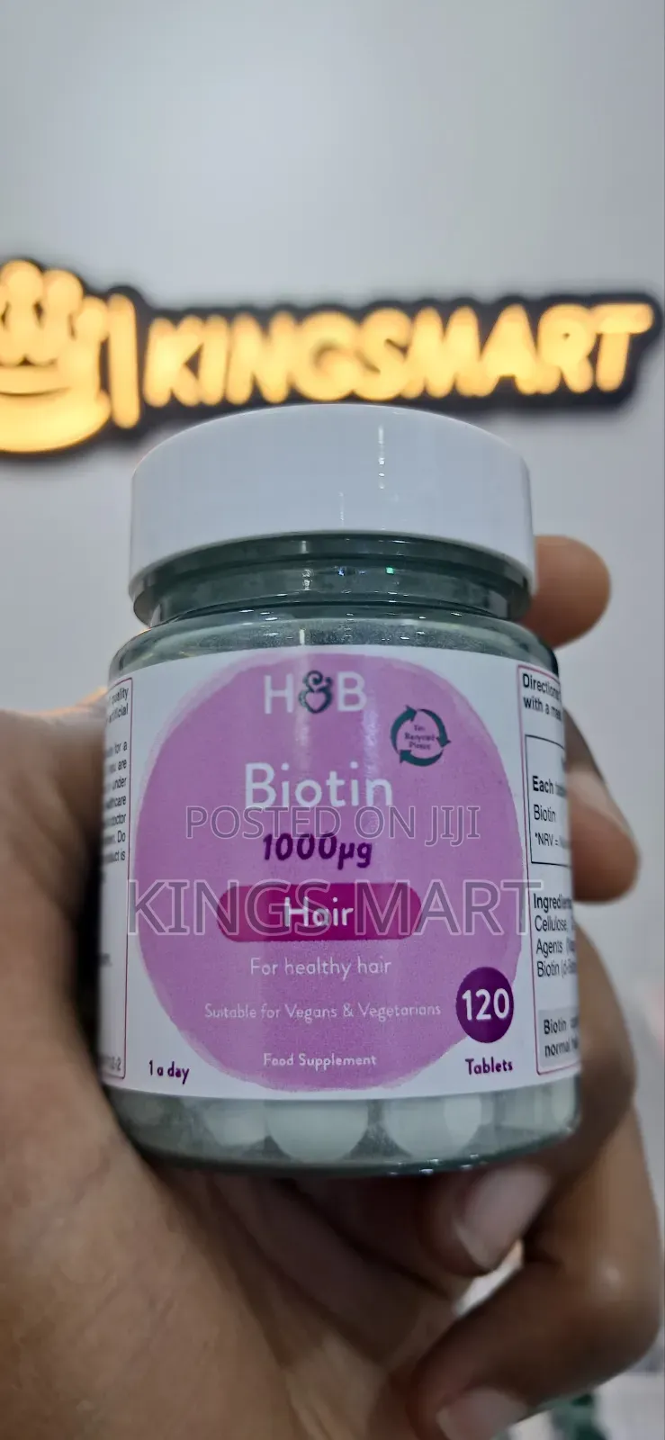 Biotin 1000mcg for Healthy Hair 120 Tablet