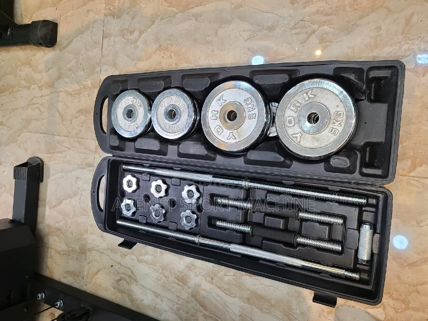 ዘመናዊ ሁለገብ 50kgs ዳምፔል እና ባርቤል