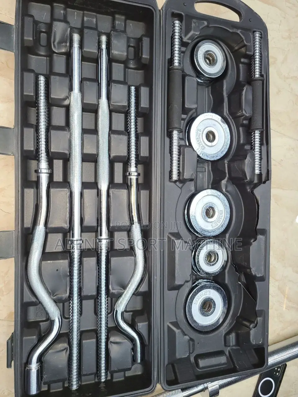 አዲስ የገባ ዘመናዊ Adjustable Dumbbell and Barbells