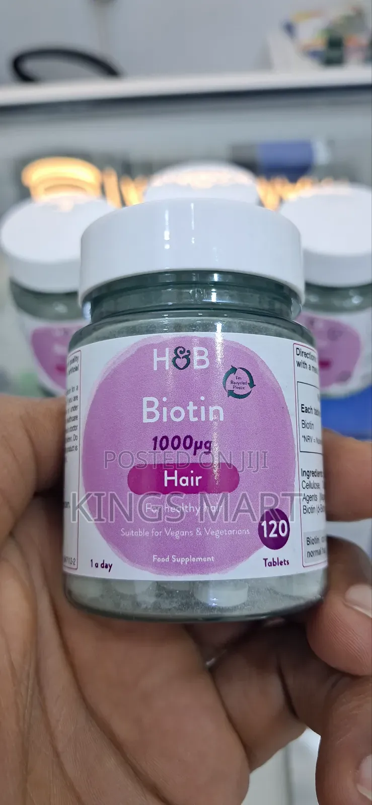 Biotin for Healthy Hair 120 Tablet