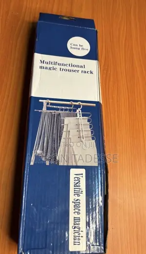 Clothe Hanger 5in1 | Space Saving 5በ1 የሚይዝ ቦታ ቆጣቢ የሱሪ መስቀያ