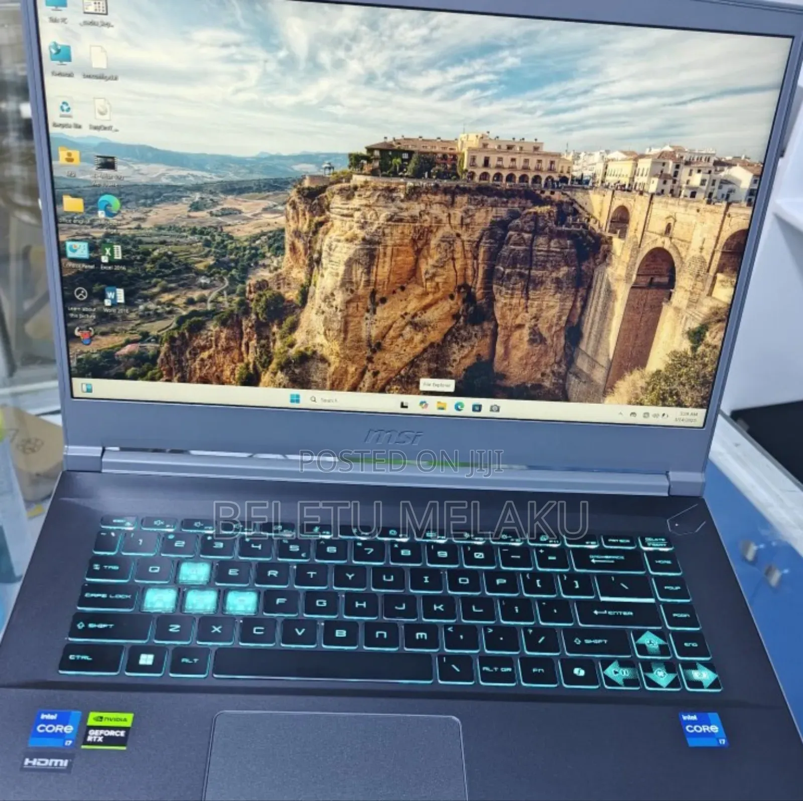 New Laptop MSI 16GB Intel Core I7 SSD 1T