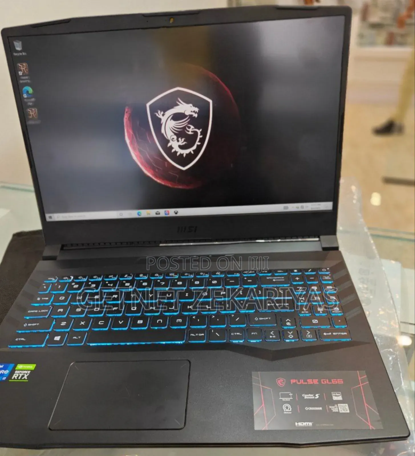 New Laptop MSI GP66 Raider 10GU 16GB Intel Core I7 SSD 1T
