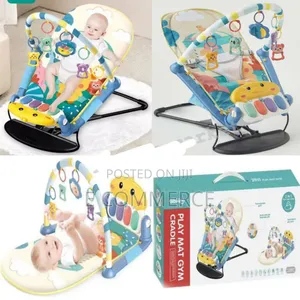 2 In 1 Multi-function Rocking Chair Safety Play Piano Gym