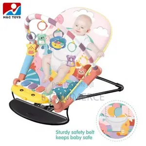 2 In 1 Multi-function Rocking Chair Safety Play Piano Gym