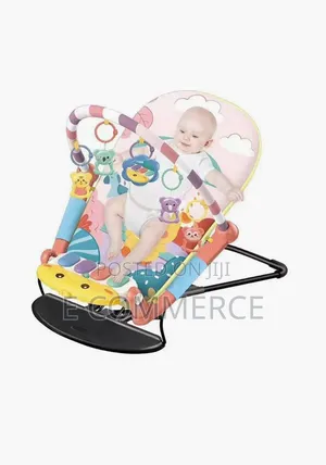 Photo - 2 In 1 Multi-function Rocking Chair Safety Play Piano Gym