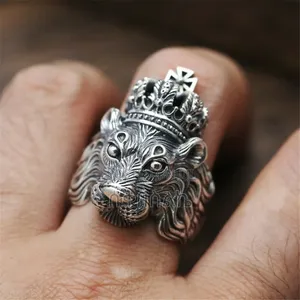 Photo - Lion Crown Ring Men