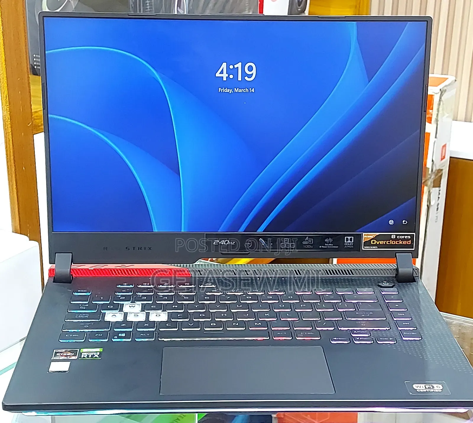 New Laptop Asus ROG Strix G15 16GB AMD Ryzen 9 SSD 1T