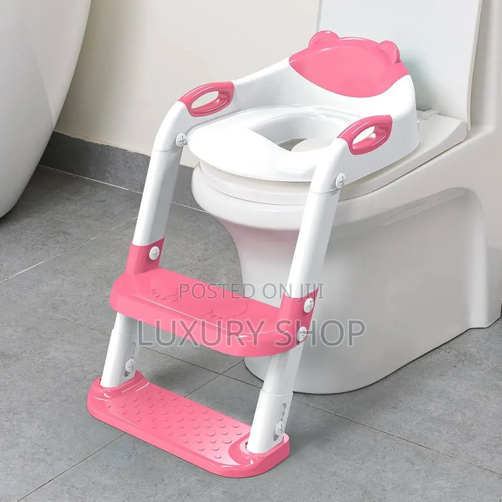 Kids Toilet Potty Training Seat With Step Stool Ladder
