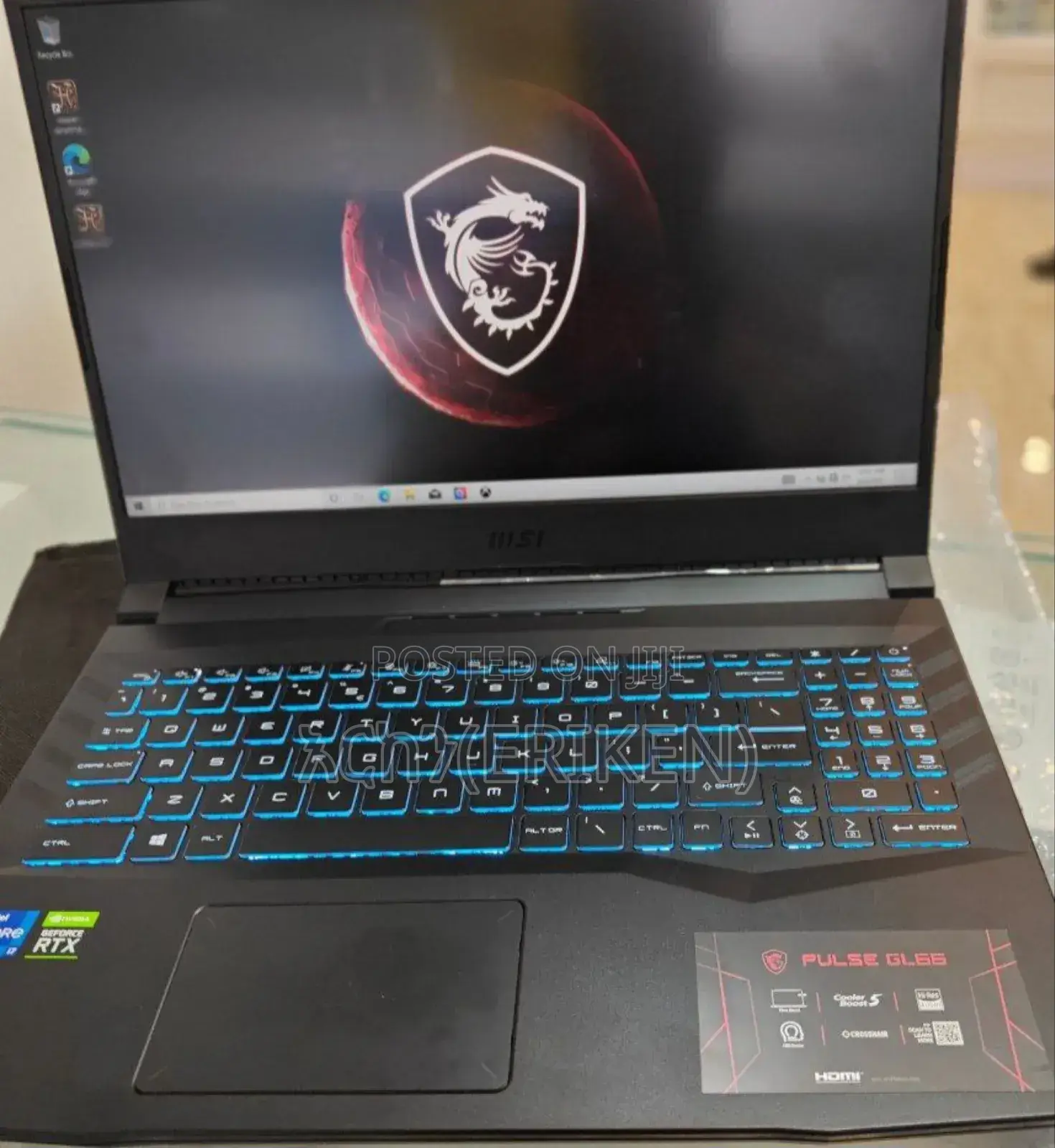 New Laptop MSI Pulse GL66 16GB Intel Core I7 SSD 1T