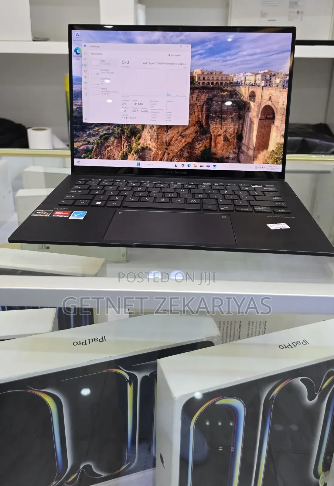 New Laptop Asus Zenbook 14 UX434 16GB AMD Ryzen 5 SSD 1T