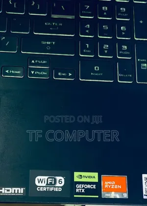 New Laptop Asus TUF Gaming A15 16GB AMD Ryzen 9 SSD 512GB