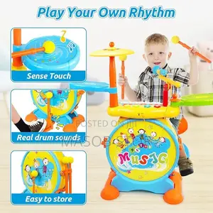 Photo - 3 in 1 Musical Learning Toy 8 Keys Electronic Keyboard