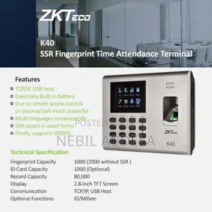 Attendance Machine Zktecho