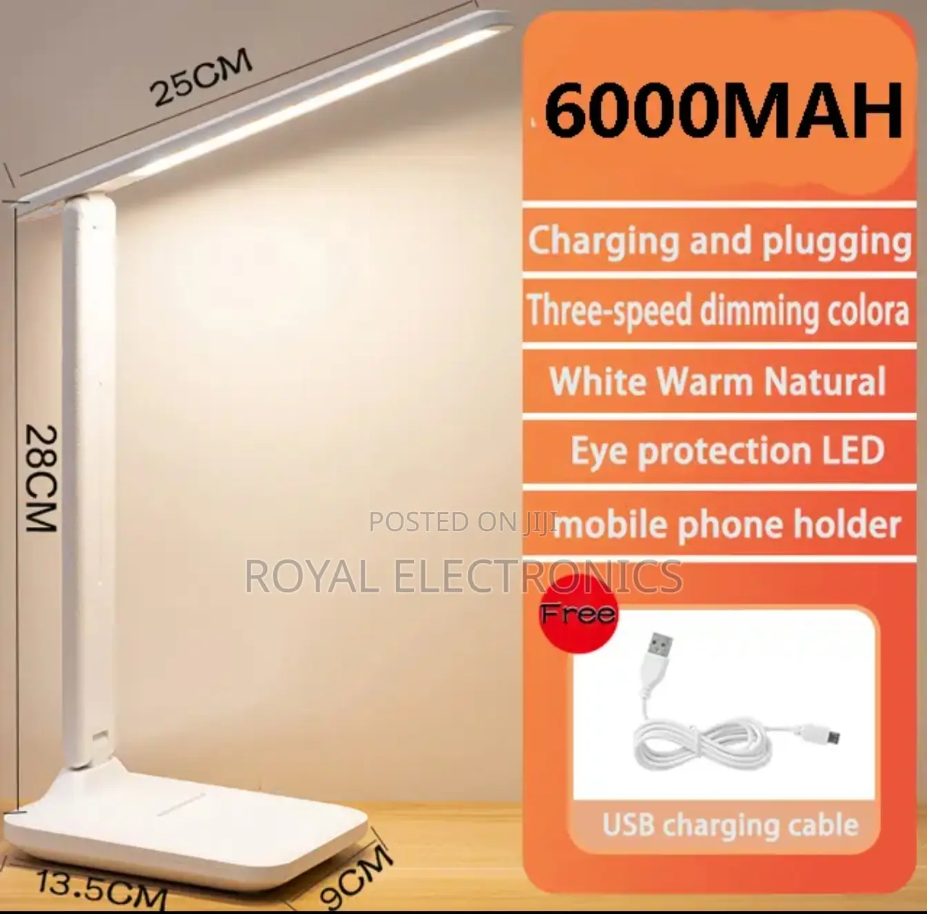 ለአይን ምቹ እንዲሆን ተደርጎ የተሰራ የጠረጴዛ መብራት(Eye Protection Desk Lamp)