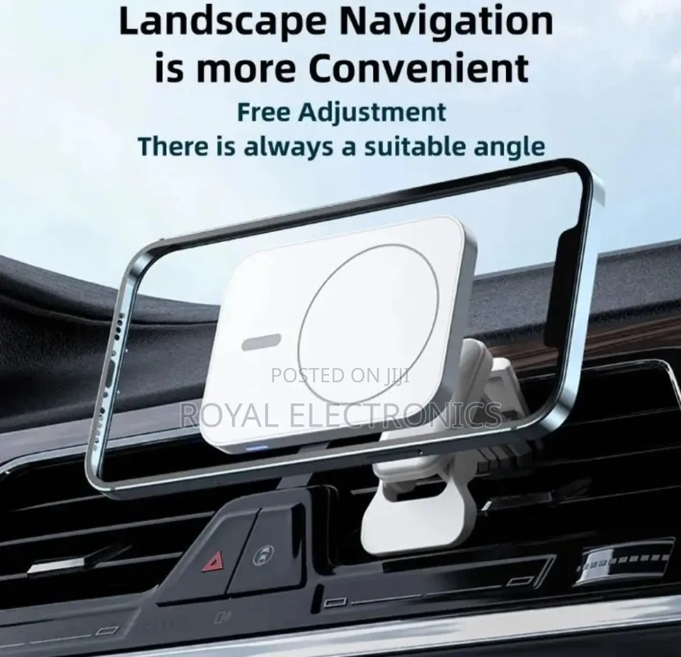 የመኪና 15 Watt Fast Charging Wireless Charger