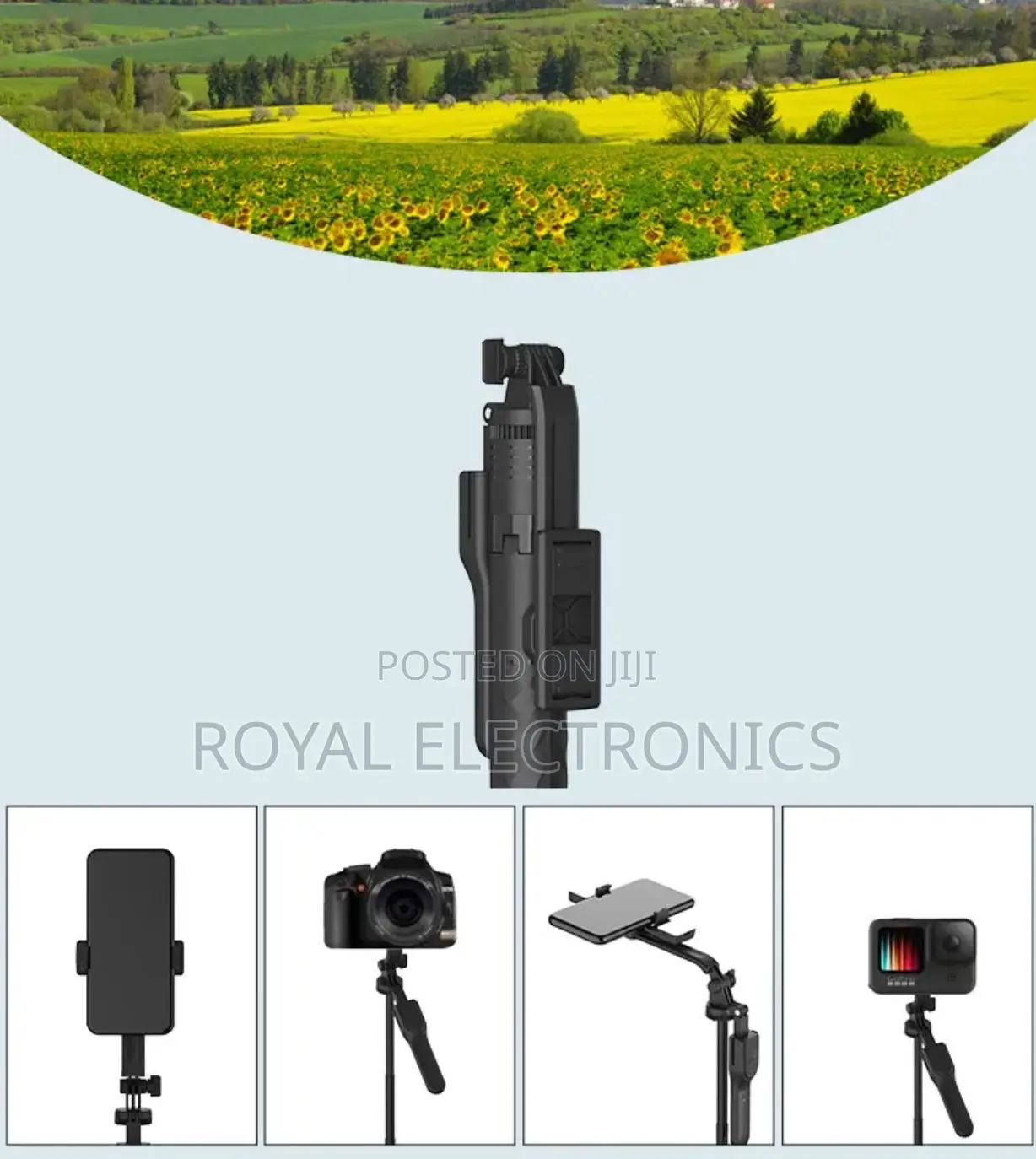 Jmary Camera/Phone Selfie Stick Tripod(1.75 Meter 1 Kg Max)