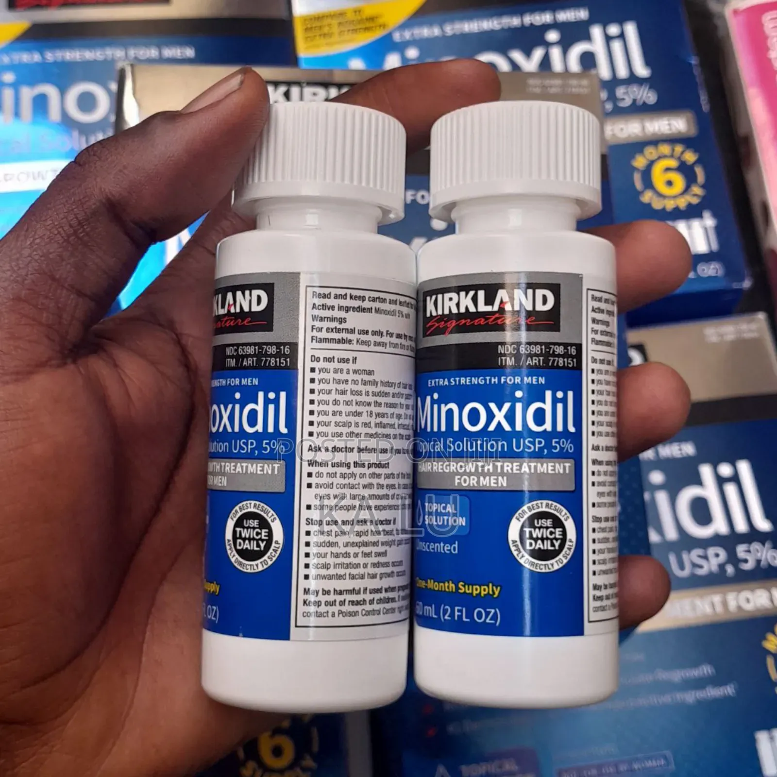Original Minoxidil Only Available on Kalu Minox