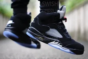 Air Jordan 5 Retro Og Black Metallic Master Quality Shoes