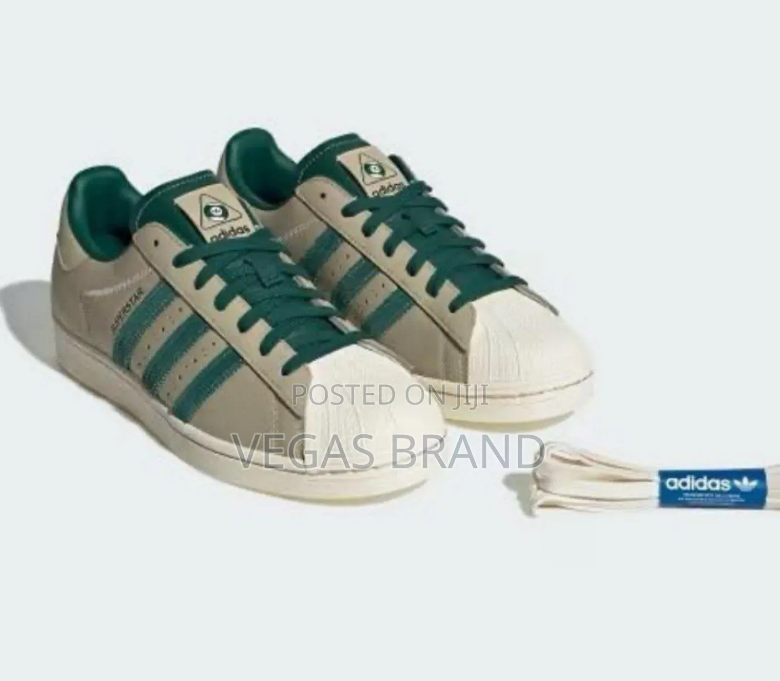 Adidas Super Star Tan Green Master Quality Shoes