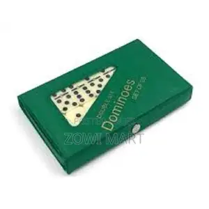 Photo - Double 6 Six Dominoes With Box Standard Set of 28