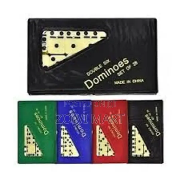 Double 6 Six Dominoes With Box Standard Set of 28