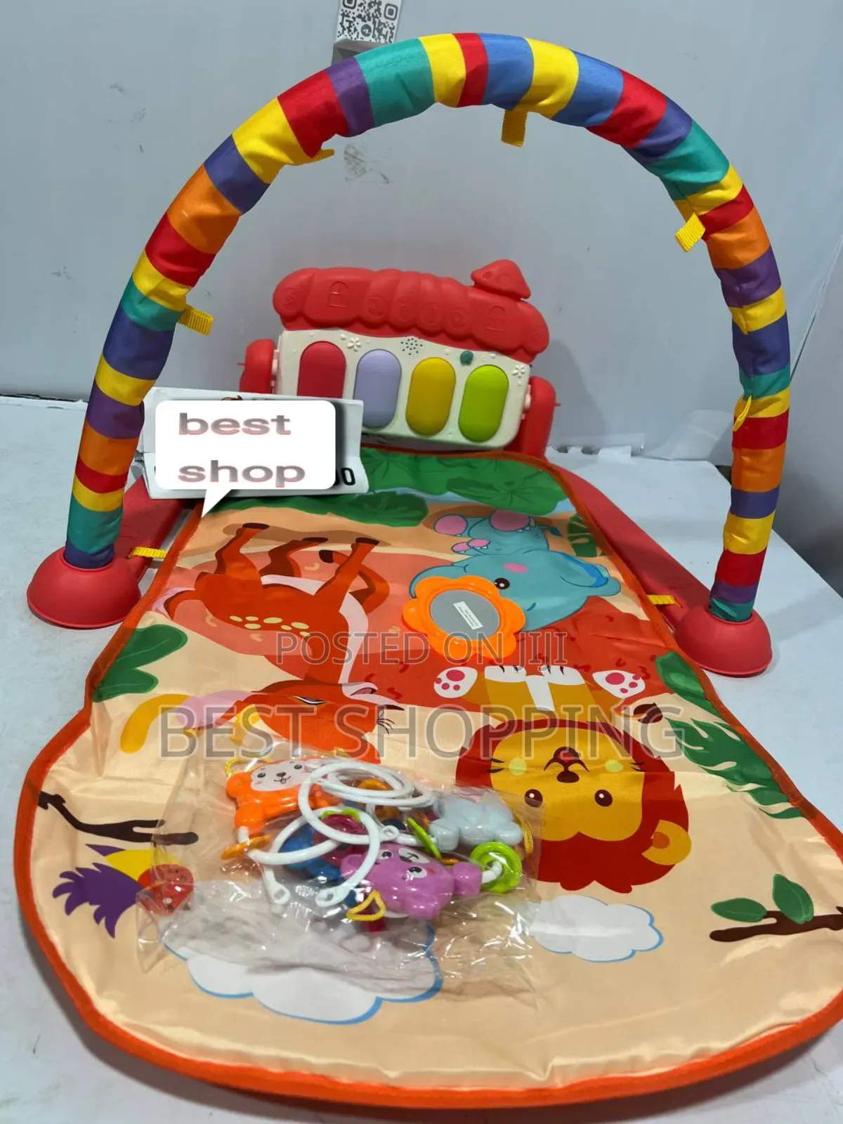 Baby Piano Mats Gyms Play Mats ፒያኖ ያለው የልጆች መጫወቻ