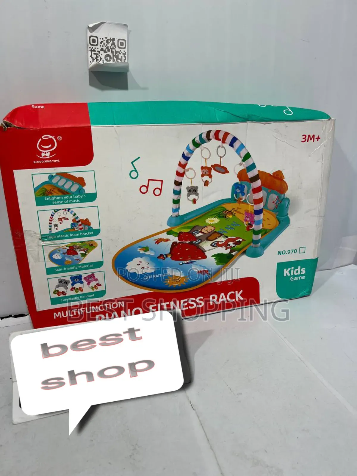 Baby Piano Mats Gyms Play Mats ፒያኖ ያለው የልጆች መጫወቻ