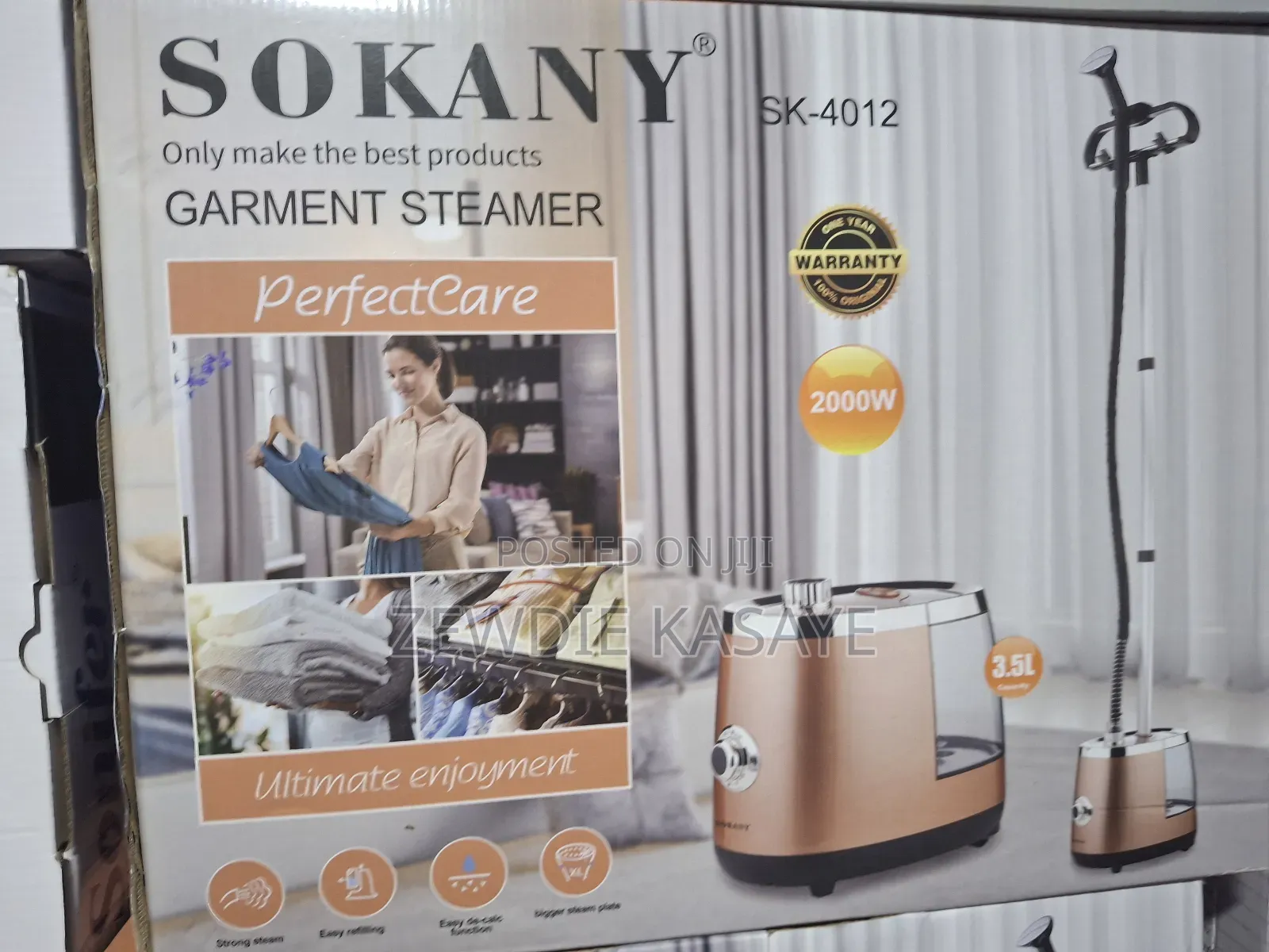 Sokany 2000 Watts Garment Steamer 3.5 Liter