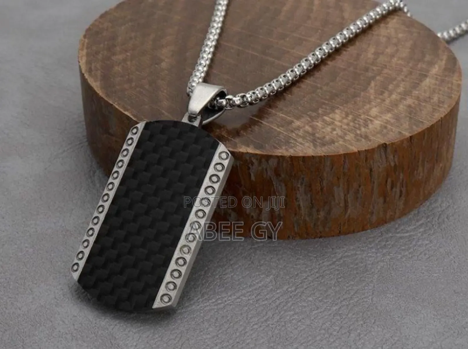 Stainles Steel Pendat Men's Necklaces Locket Chain