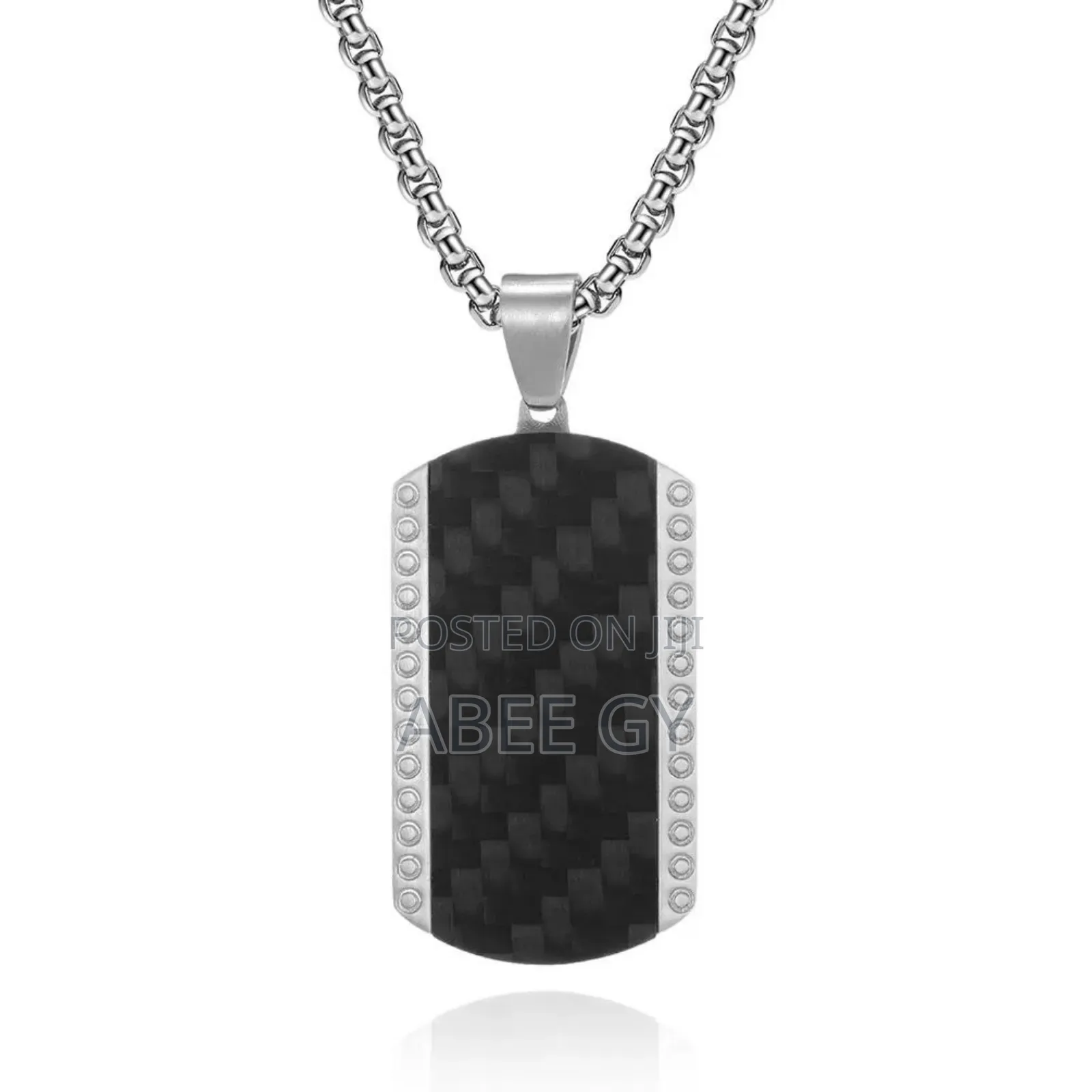 Stainles Steel Pendat Men's Necklaces Locket Chain