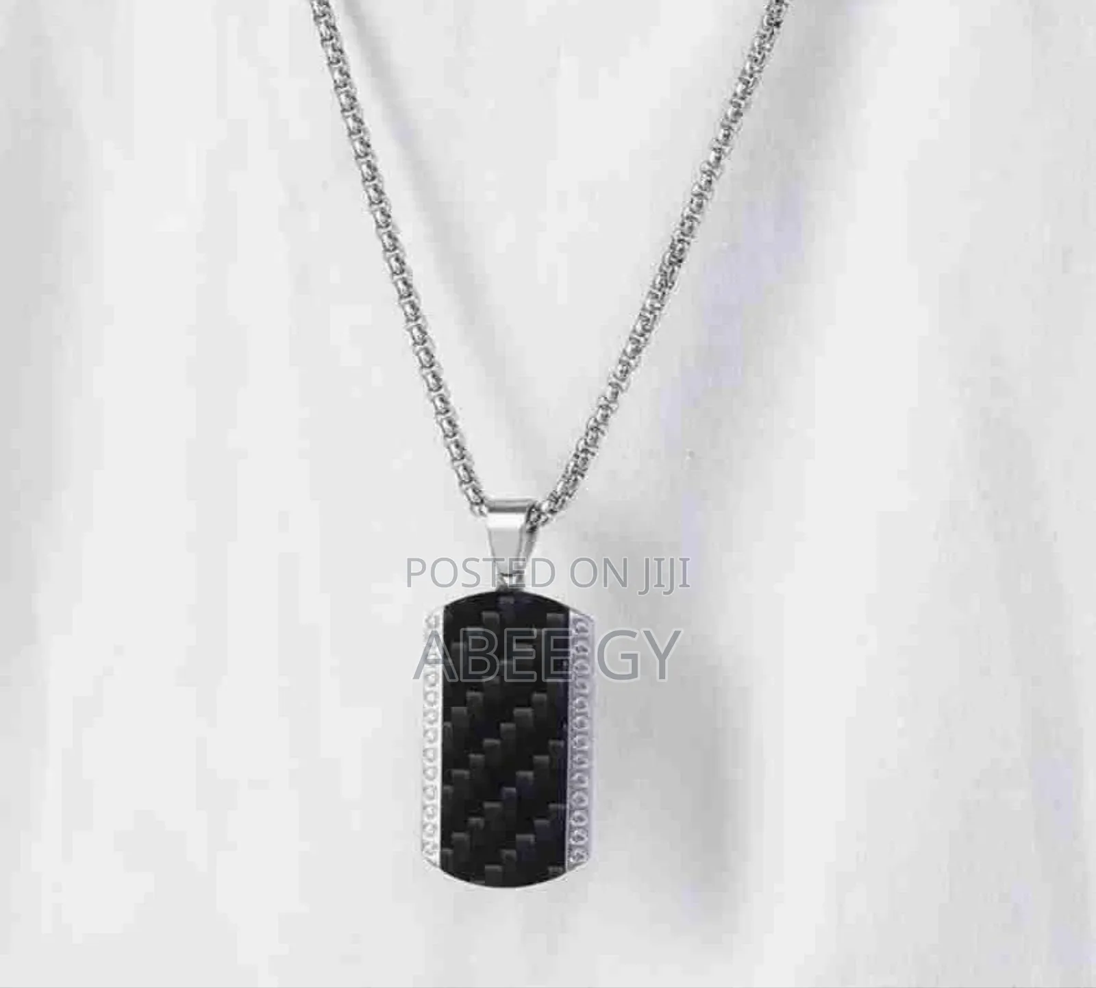 Stainles Steel Pendat Men's Necklaces Locket Chain