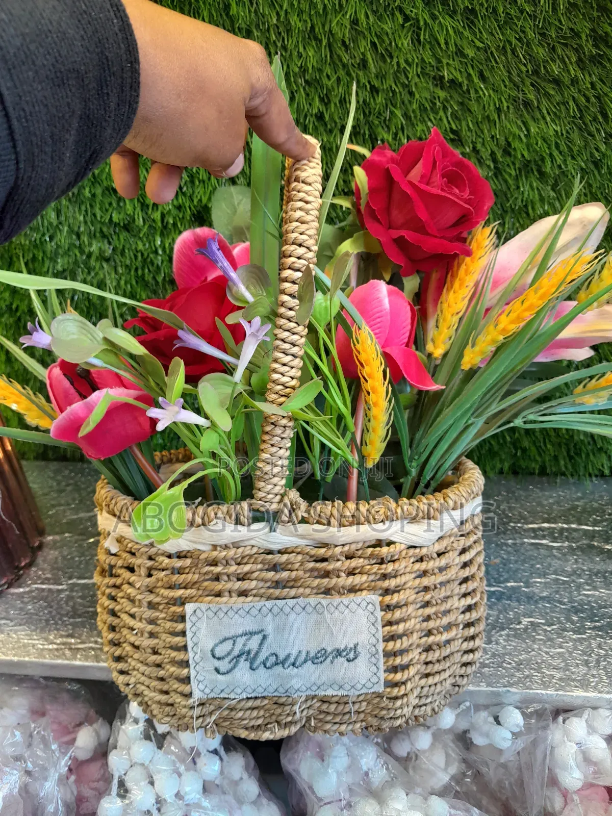 Enchanting Abba Flower Basket of Joy 