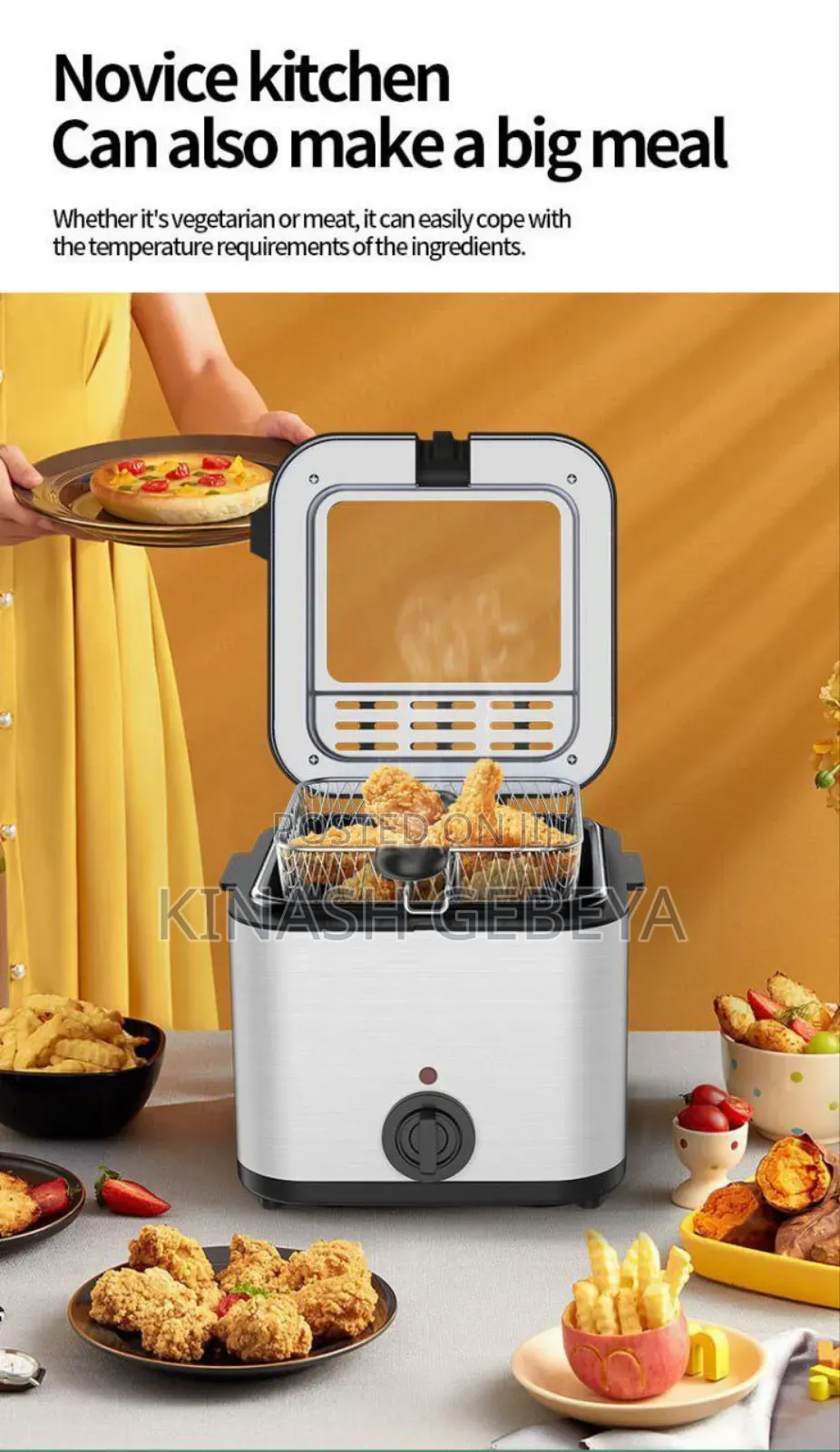 2.5 Litre Boma High Quality Deep Fryer(መጥበሻ)