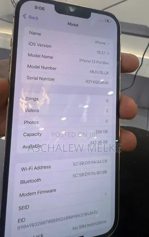 Photo - New Apple iPhone 13 Pro Max 256 GB Gold