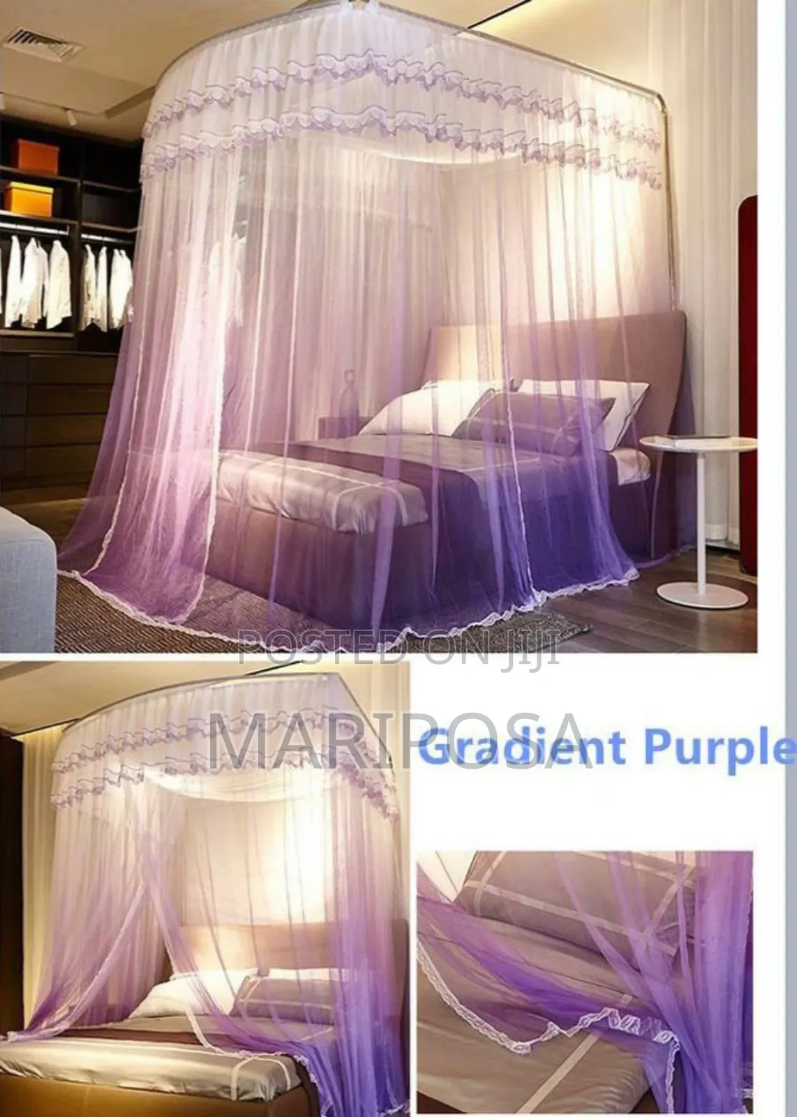 U Shapped Stainless Steel Frame Mosquito Net