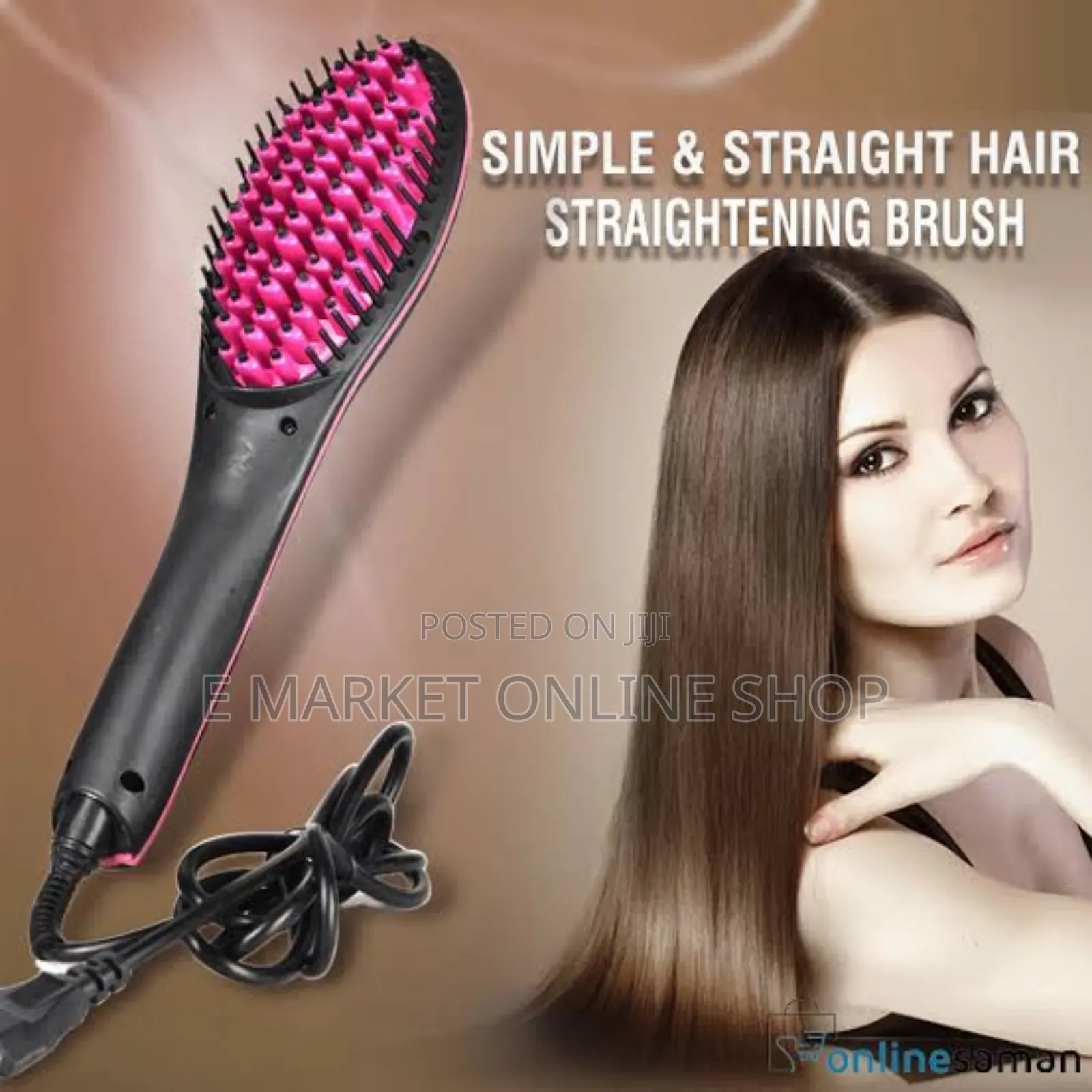 Simply Straight Hair Straight Brush Compact Travel-Friendly