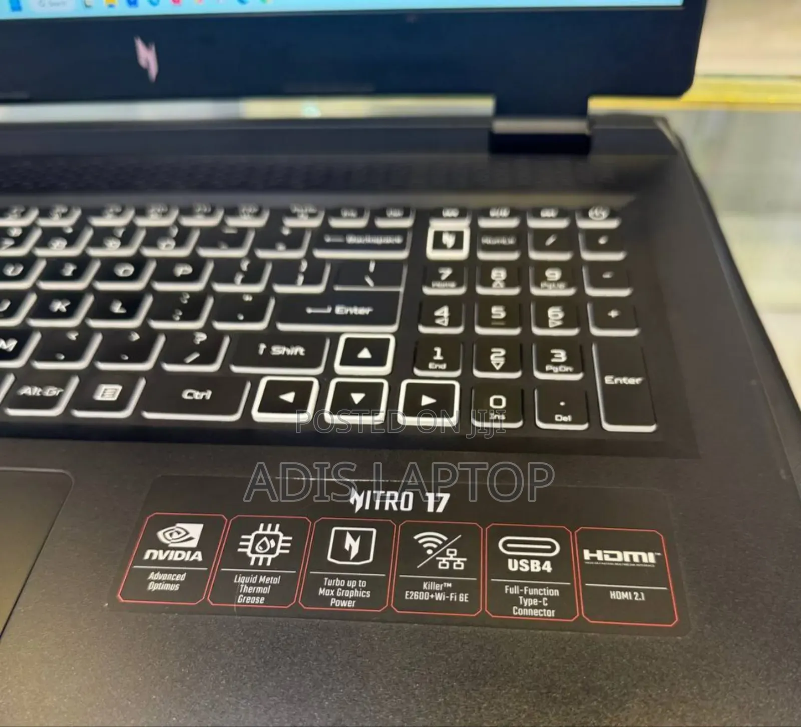 New Laptop Acer Nitro 17 16GB AMD Ryzen 7 SSD 1T