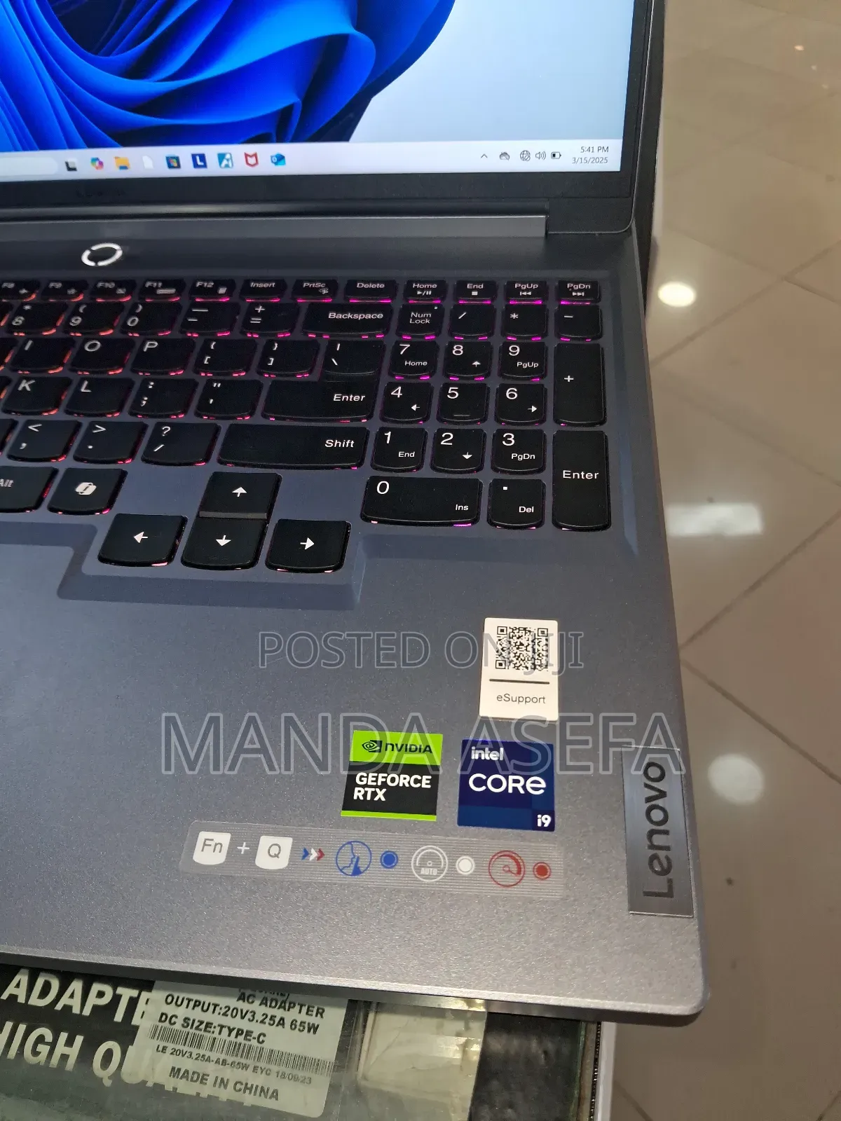 New Laptop Lenovo Legion 5 32GB Intel Core I9 SSD 1T
