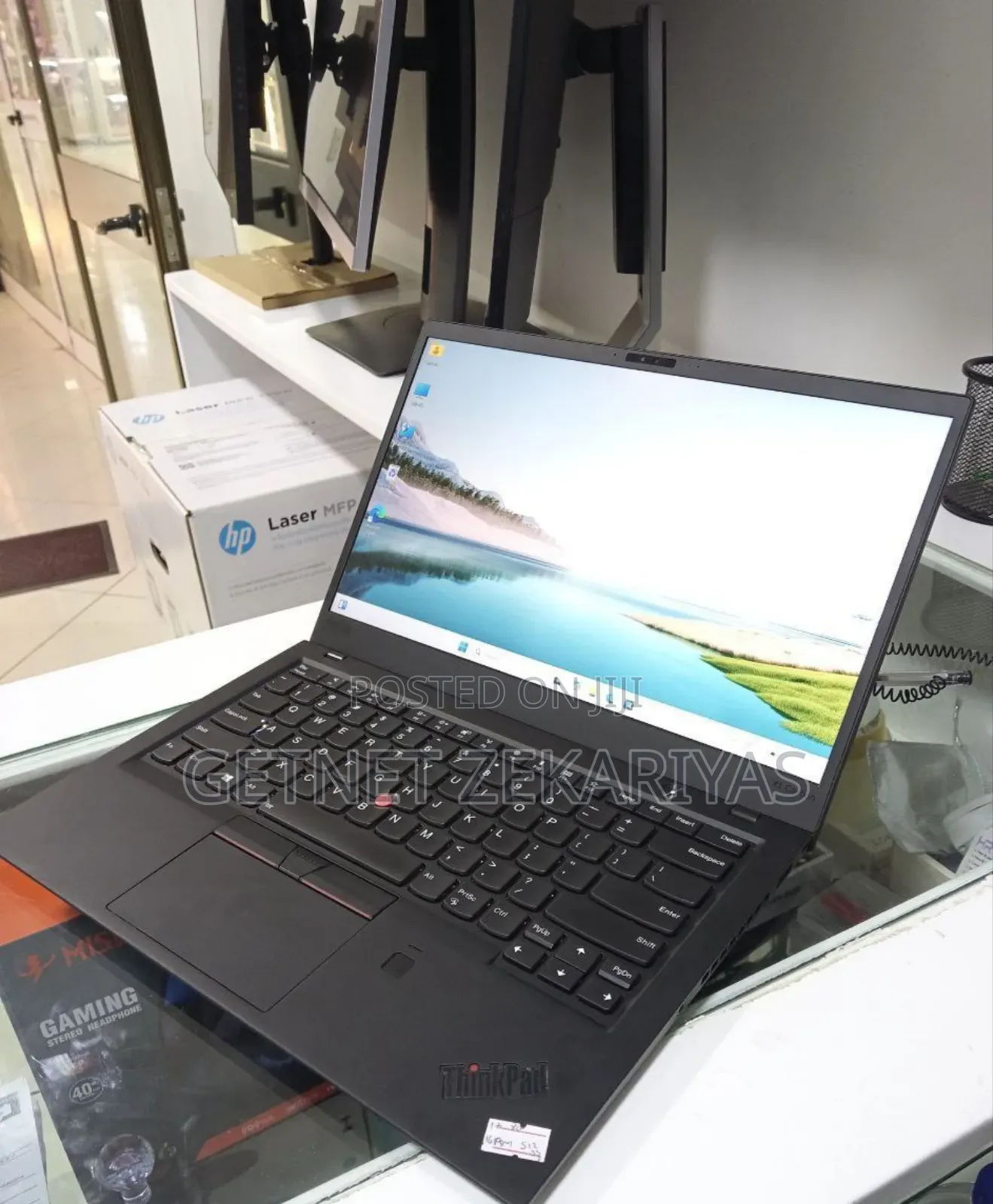 New Laptop Lenovo ThinkPad X1 Carbon 16GB Intel Core I7 SSD 512GB