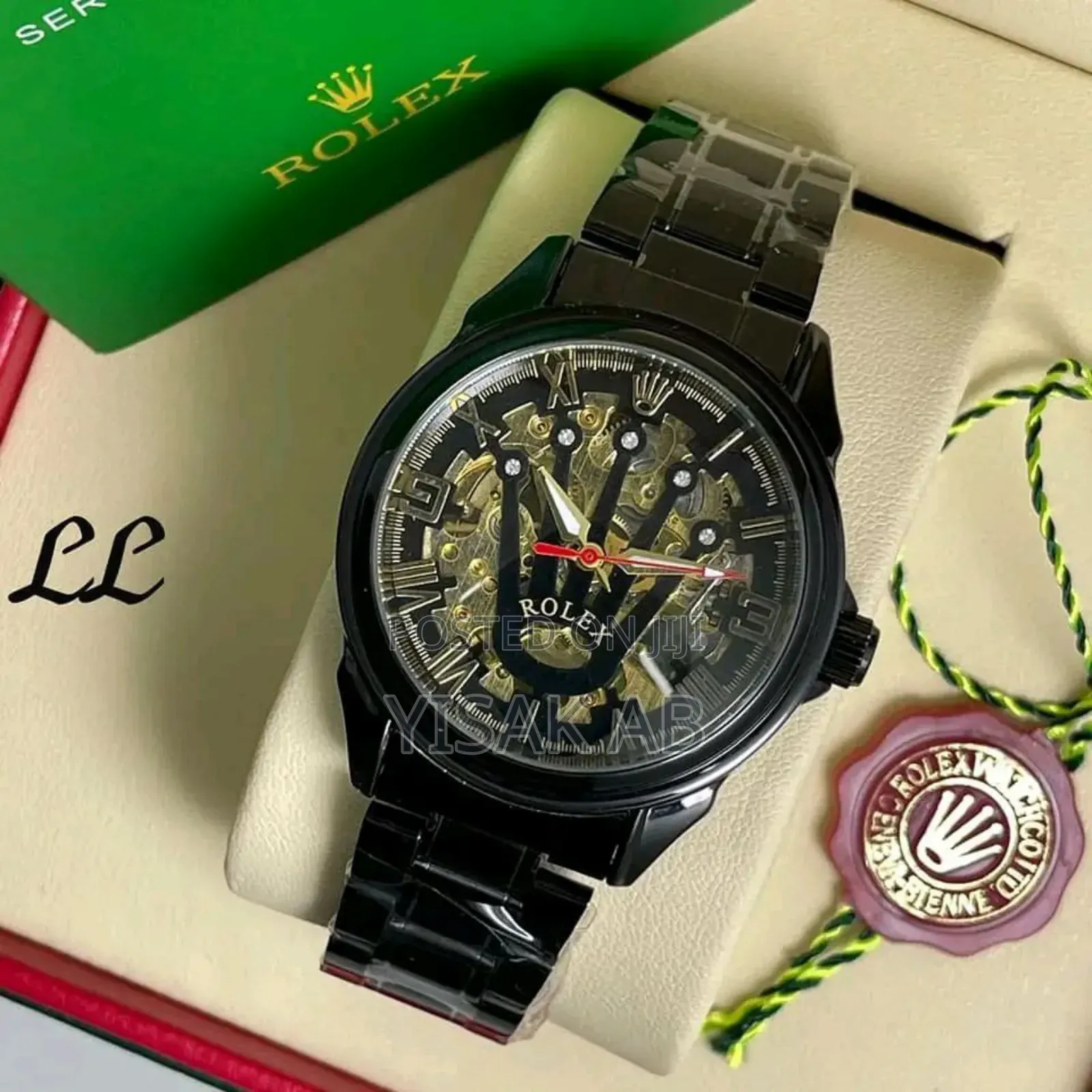 Black Rolex Automatic Watch