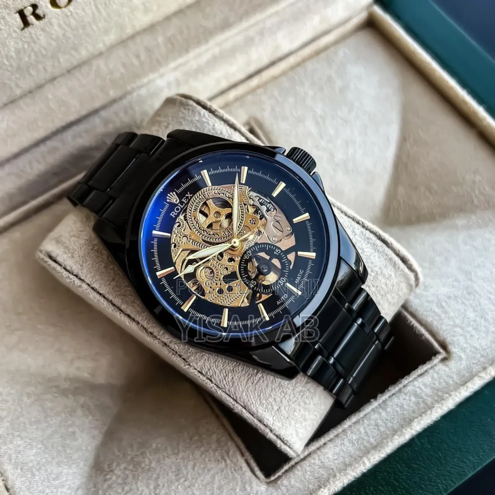 Black Rolex Automatic Watch