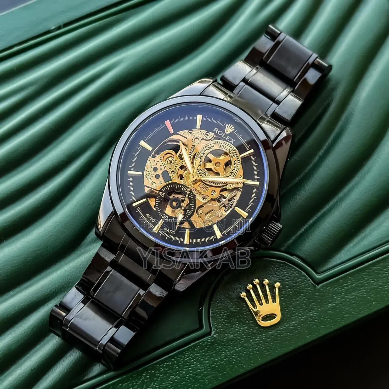 Black Rolex Automatic Watch