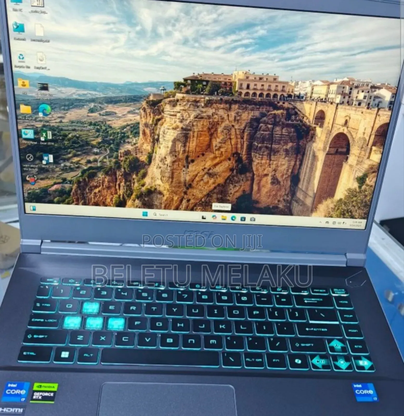 New Laptop MSI 16GB Intel Core I7 SSD 1T